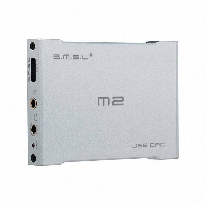 SMSL M2 Portable Headphone Amplifier External DAC Decoder Sound Card - Gray N2