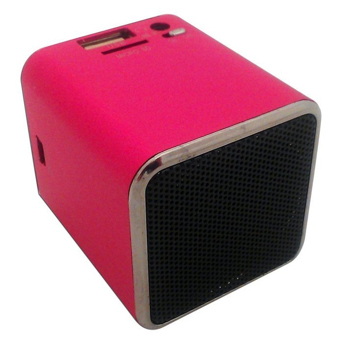 SnowFire CUBE-BL Cuboid Portable Speaker - Blue N2