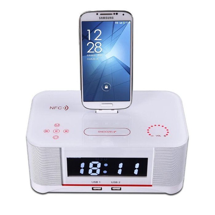 innuoo A8S NFC Bluetooth docking speaker for Samsung S6 edge S5 S4 Note 4 3 LG Andriod