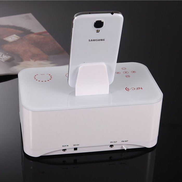 innuoo A8S NFC Bluetooth docking speaker for Samsung S6 edge S5 S4 Note 4 3 LG Andriod N7