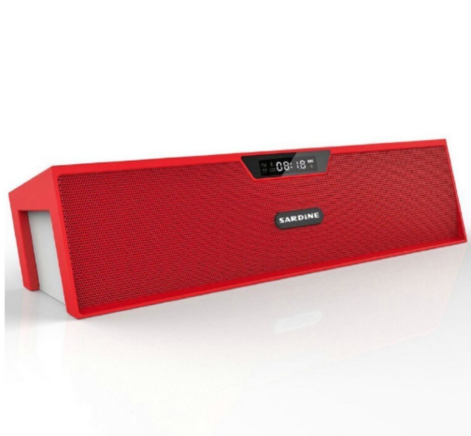 Super Bass Stereo LCD Display USB Bluetooth Wireless Speaker Support TF Card N8