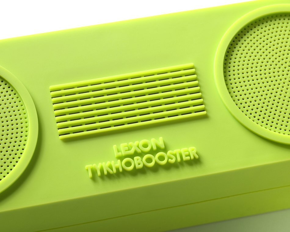 Dark Grey Tykho Rubber Rechargeable Bluetooth Speaker Booster N5