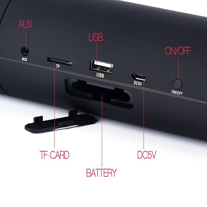 FULiYEAR LCD Touch Bluetooth Speakers,3D-Tumbler Speaker ,NFC Subwoofer Speaker Built in Mic Handsfree for Phone... N7