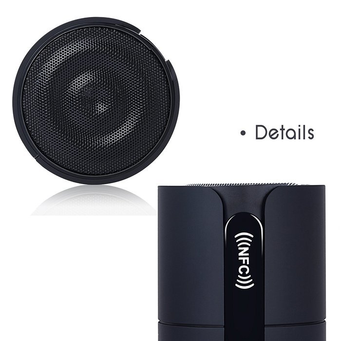 FULiYEAR LCD Touch Bluetooth Speakers,3D-Tumbler Speaker ,NFC Subwoofer Speaker Built in Mic Handsfree for Phone... N8
