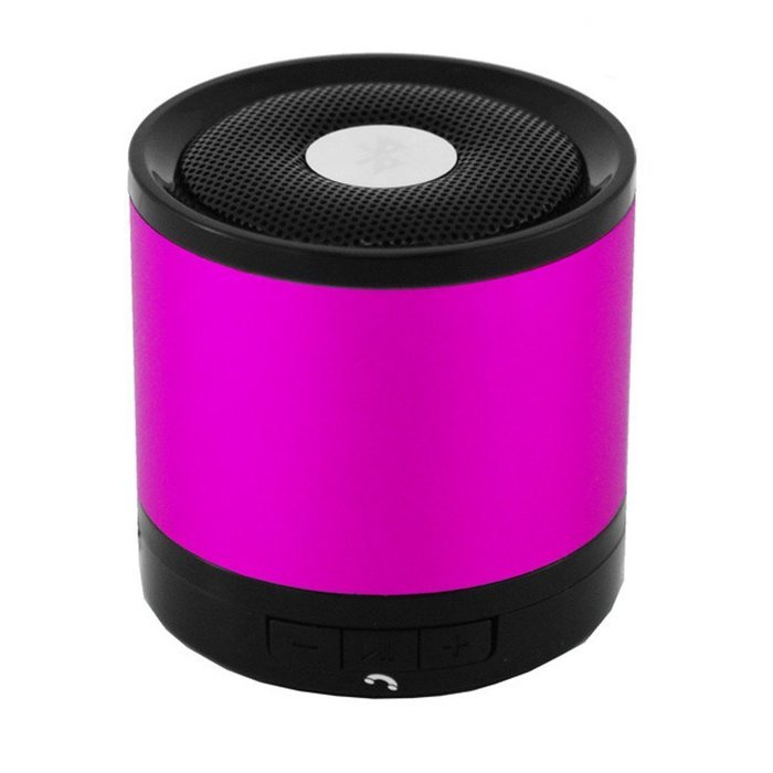 Micro BOOM Bluetooth Speaker & Speaker Phone New PINK wireless or wired connnection
