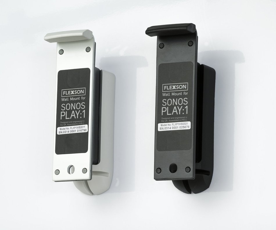 Flexson Wall Bracket for PLAY:1 SONOS Speakers - WHITE - PAIR N2