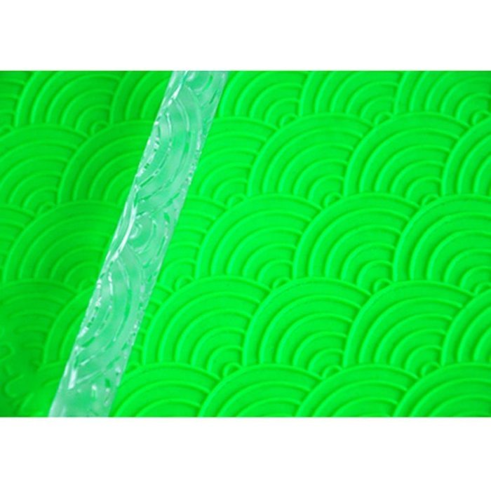 FOUR-C Cupcake Decoration Fondant Rolling Pin for Cupcake Making Color Transparent