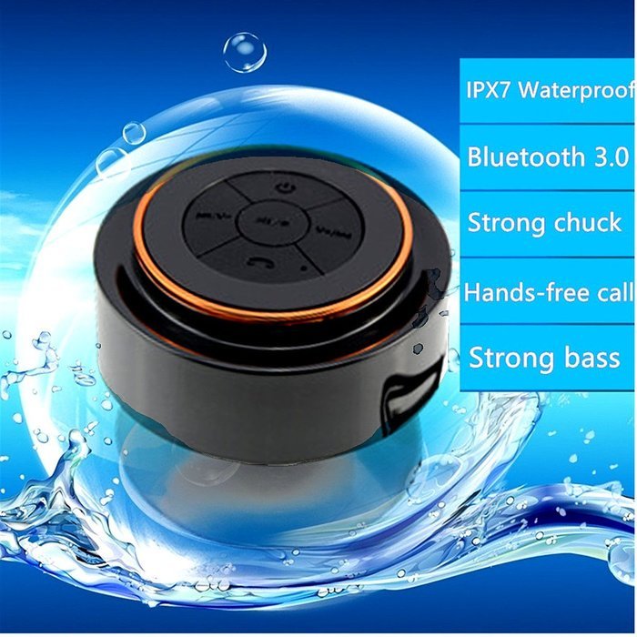 ECBUY IPX7 100% Waterproof Shockproof Wireless Bluetooth Stereo Speaker for Outdoor Excise and Shower, Compatible... N3