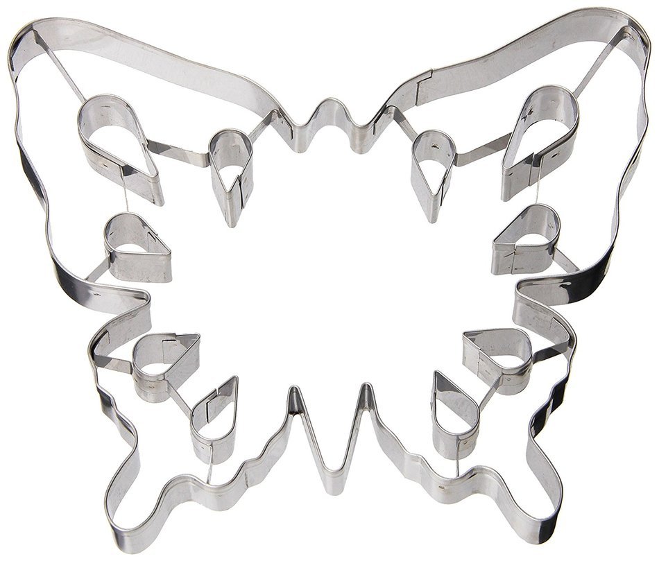 R & M International Giant 7.5 Inch Snowflake Cookie Cutter with Interior Cut-out N3