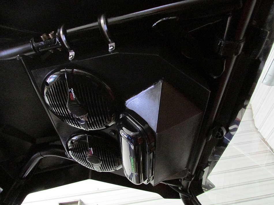SD 2BBT2B -Polaris RZR Stereo System Bluetooth UTV Side by Side (2-6.5" marine speakers) N4