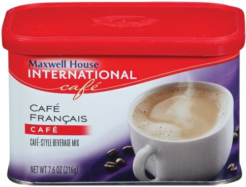 Maxwell House International Coffee Caf&eacute; Francais, 7.6-Ounce Cans (Pack of 6)