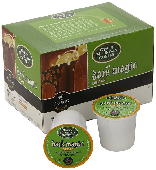 Green Mountain Coffee Decaf K-Cup, Dark Magic, 12-Count N2