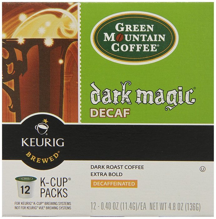 Green Mountain Coffee Decaf K-Cup, Dark Magic, 12-Count N6