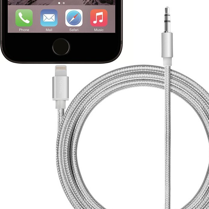 Lightning to 3.5mm Male Aux Audio Stereo Cable, Stouch Male to Male 3.5mm Auxiliary Audio Stereo Cable for iPhone... N6