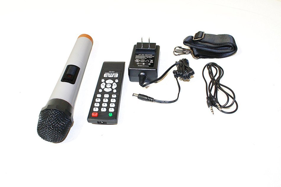 EMB PKX5BT Portable Professional Rechargeable Speaker Built-in BLUETOOTH/SD/MMC/USB/Flash Light/Guitar Jack N3