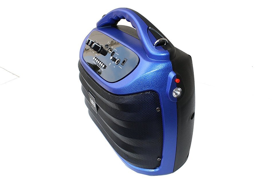 EMB PKX5BT Portable Professional Rechargeable Speaker Built-in BLUETOOTH/SD/MMC/USB/Flash Light/Guitar Jack N4