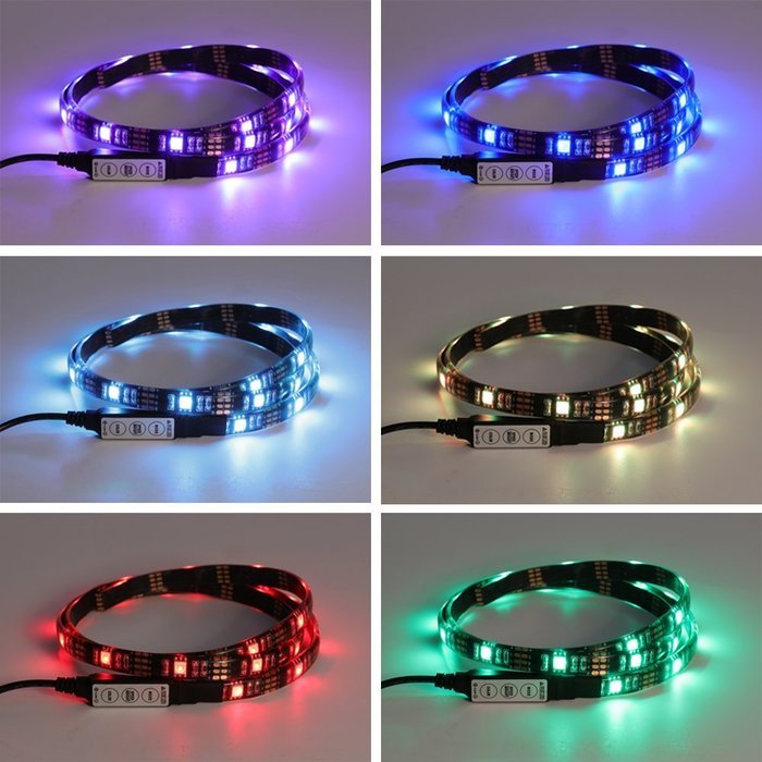 Bias Lighting for HDTV USB Powered TV Backlighting Home Theater Accent lighting, Kohree 35.4" Led Strip Light... N2
