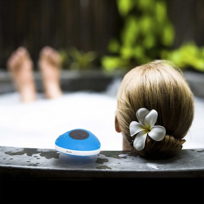 YOPO&reg; New Mini Wireless Waterproof Shower Stereo Bluetooth Speaker W/Mic & Suction Cup Mount, For Use With Latest... N17