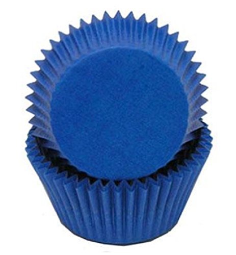 Golda's Kitchen 100 Count Solid Baking Cups, Standard Sized, Blue