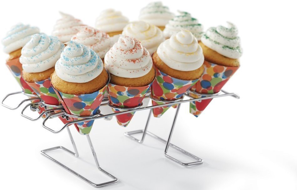 Wilton 2105-4820 Cupcake Cone Baking Rack N5