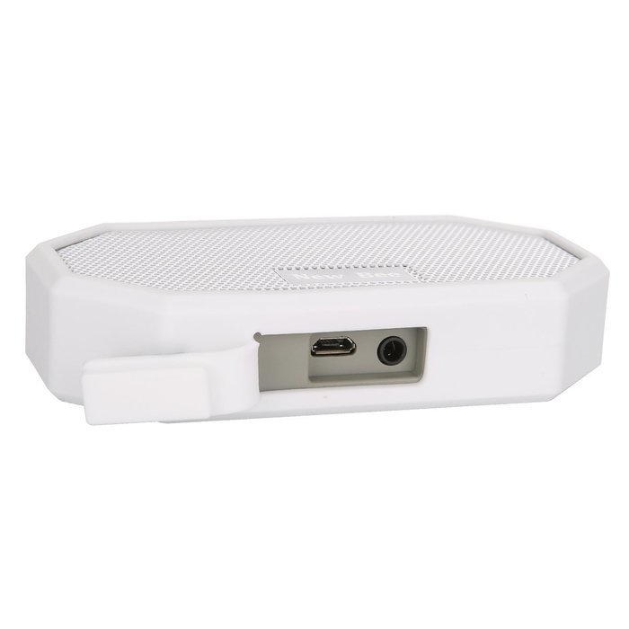 Wireless Speaker, Portable Pocket Waterproof Shockproof Speaker with Mic by New Bee (White) N3
