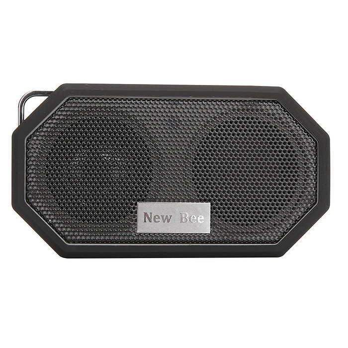 Wireless Speaker, Portable Pocket Waterproof Shockproof Speaker with Mic by New Bee (White) N7