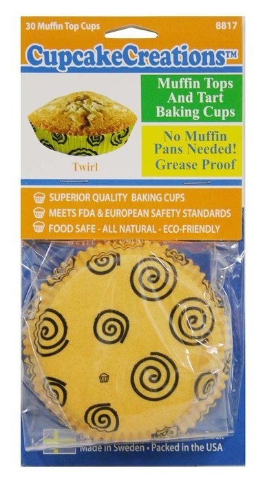 Cupcake Creations 30 Count Twirl Muffin Top & Tart Cups
