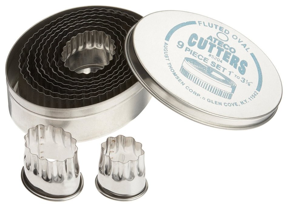 Ateco 5357 11 Piece Plain Round Cutter Set N9