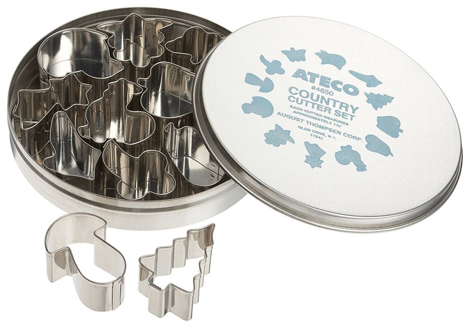 Ateco 5357 11 Piece Plain Round Cutter Set N11