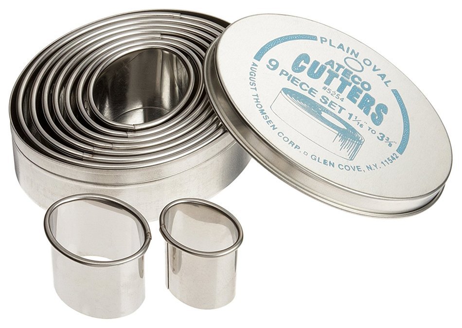 Ateco 5357 11 Piece Plain Round Cutter Set N16