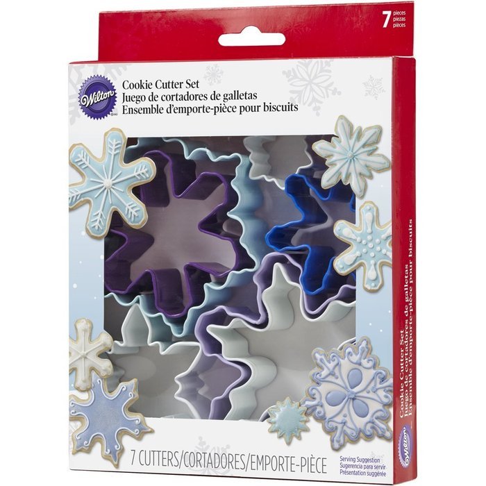 Wilton Snowflake 7-Piece Cookie Cutter Set N3