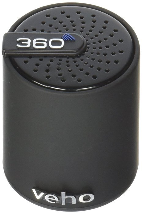 Veho VSS-006-360BT Portable 360 Bluetooth Speaker for iPhone/Phones/Laptops/Netbooks/Bluetooth Devices, Black