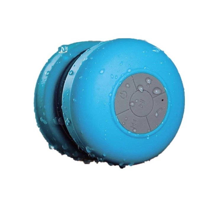 Exkokoro(TM)Water Resistant mini Portable Shower Bluetooth Speaker with Suction Cup Support Hands-free Calls Function...