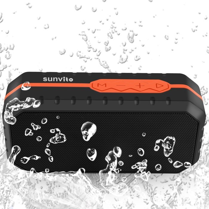Sunvito Portable Wireless Bluetooth Speaker,Mini Outdoor Waterproof Speaker with 1800mAh Battery (MIC for Hands-free... N9
