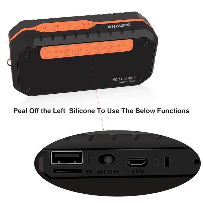 Sunvito Portable Wireless Bluetooth Speaker,Mini Outdoor Waterproof Speaker with 1800mAh Battery (MIC for Hands-free... N12