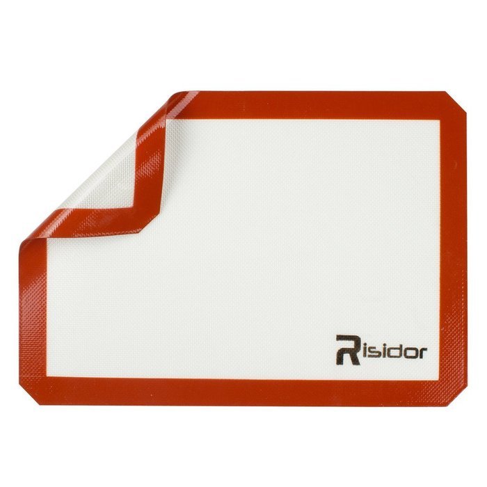 Risidor Silicone Baking Mat - 1 Half Sheet (Thick & Large 11 5/8" x 16 1/2") - Non-Stick Durable Reusable Heat...