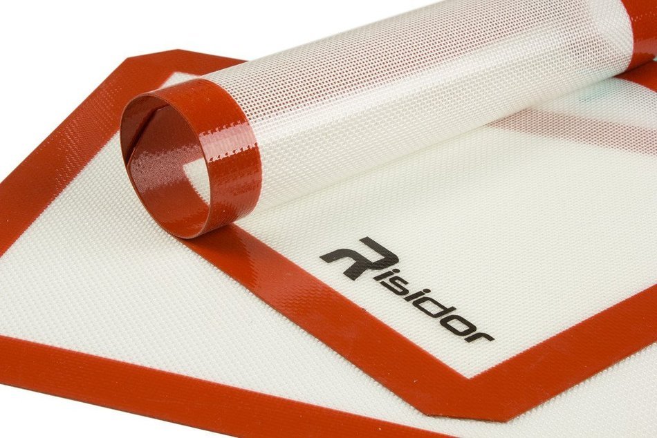 Risidor Silicone Baking Mat - 1 Half Sheet (Thick & Large 11 5/8" x 16 1/2") - Non-Stick Durable Reusable Heat... N2
