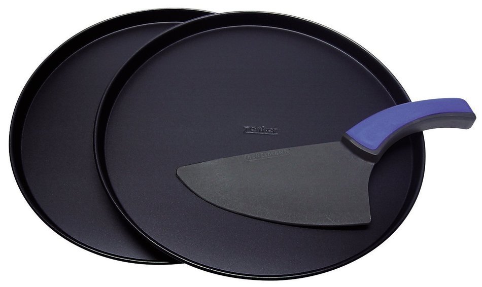 Zenker 7513 "Special Countries" Pizza Plate (Set Of 3), Black, 29" N2
