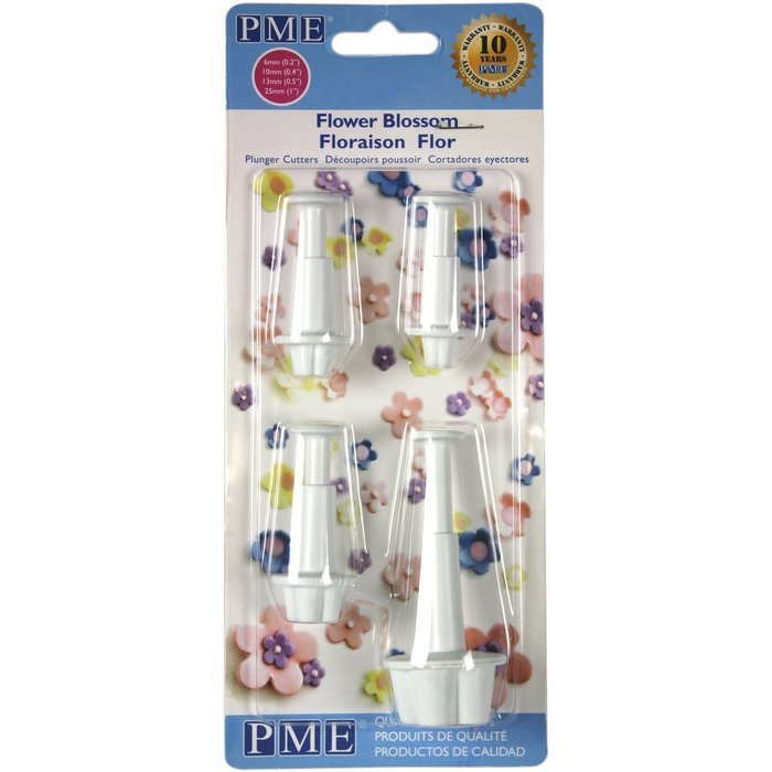 PME Plunger Cutters, Flower Blossom, 4-Pack N6