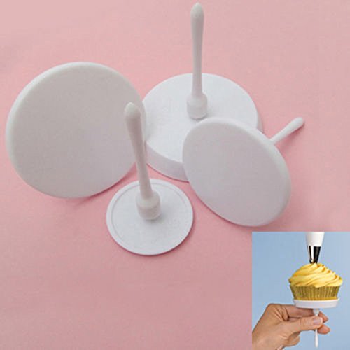 DUOMI 4pcs Cake Cupcake Stand Icing Cream Flower Nails Sugarcraft Decorating Tool N3