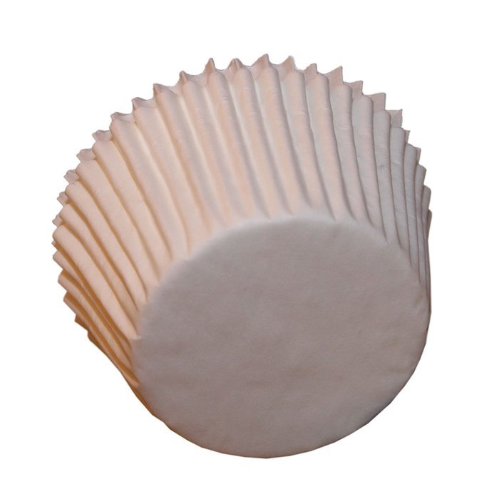Quarterfold & Dots Premium Greaseproof Cupcake Liners No Muffin Pan Needed Cupcakes Papers 64 Count - Gold, White N30