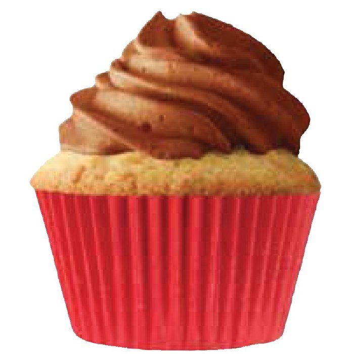 Quarterfold & Dots Premium Greaseproof Cupcake Liners No Muffin Pan Needed Cupcakes Papers 64 Count - Gold, White N33