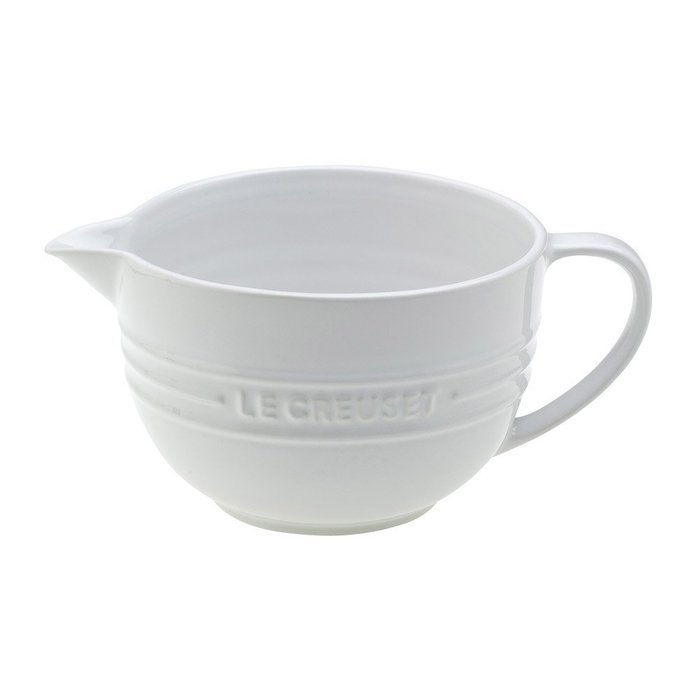 Le Creuset Stoneware 2-Quart Batter Bowl, White