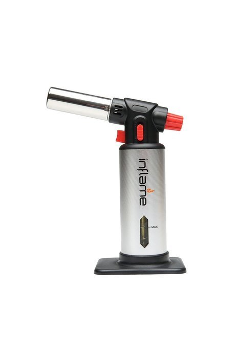 Inflame Butane Cooking Torch with Fuel Gauge for Home and Culinary Chefs. Blowtorch for Soldering, Brazing, Jewelry...