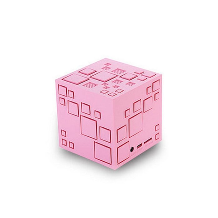 Aolyty Creative Mini Portable Magic Cube LED Light Deep Bass Wireless Bluetooth 4.0 Speaker Stereo Box with Build... N14