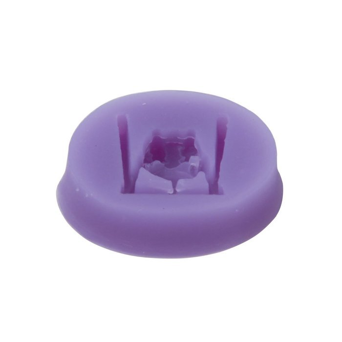niceeshop(TM) 2 Cavity Flower Silicone Cookie Buiscuit Baking Molds Fondant Cake Decoration Tool ,Random Color N14