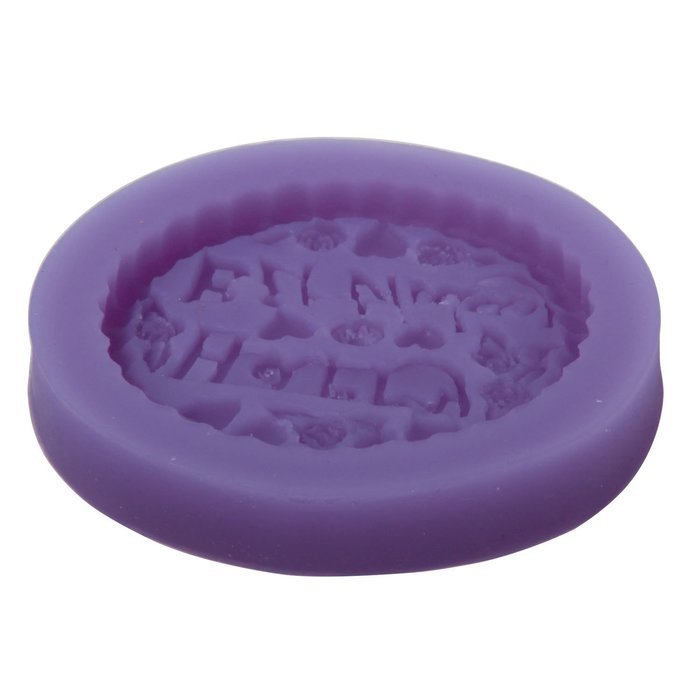 niceeshop(TM) 2 Cavity Flower Silicone Cookie Buiscuit Baking Molds Fondant Cake Decoration Tool ,Random Color N20