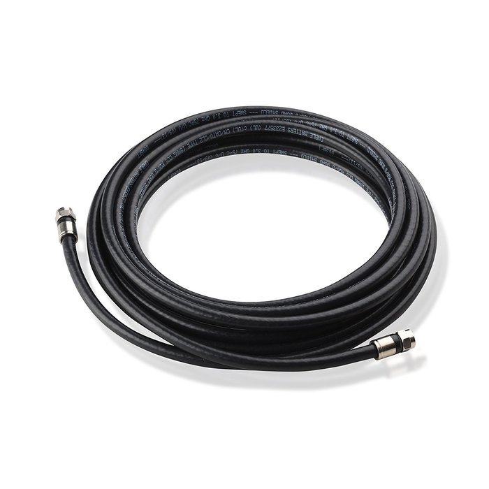 Cable Matters 3-Pack, CL2 In-Wall Rated (CM) Quad Shielded RG6 Coaxial Patch Cable in Black 3 Feet N5