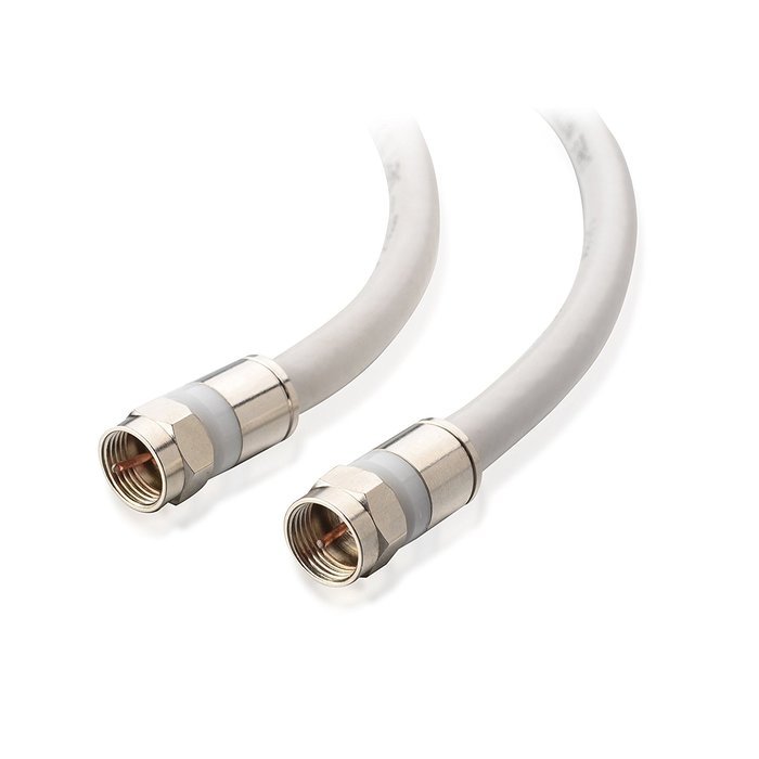 Cable Matters 3-Pack, CL2 In-Wall Rated (CM) Quad Shielded RG6 Coaxial Patch Cable in Black 3 Feet N14