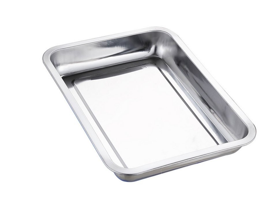 Lianzhi Hotel And Catering Business Stainless Steel Baking Pan Half Thickness 0f 0.5MM (10.63*14.70*0.79) N2